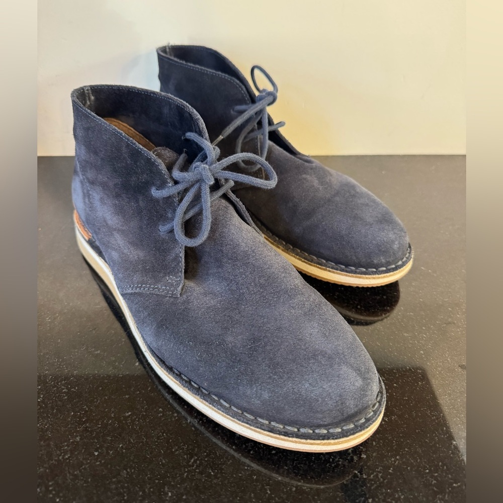 Greats Men's Navy Suede Shoes - 43